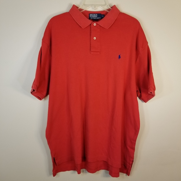 Polo Ralph Lauren Red Polo Shirt XL - Picture 11 of 16